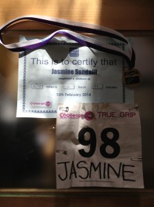 MC certificate and medal